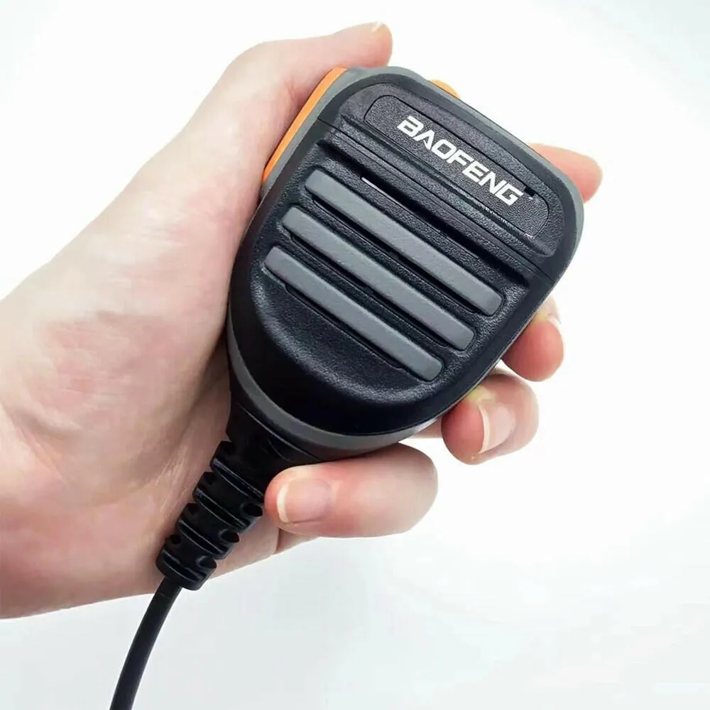 2023 Baofeng Walkie Talkie Speaker Microphone PTT Mic For Baofeng UV5R BF-888S UV-10R UV 16 Pro Two Way Radio2 Pin Waterproof