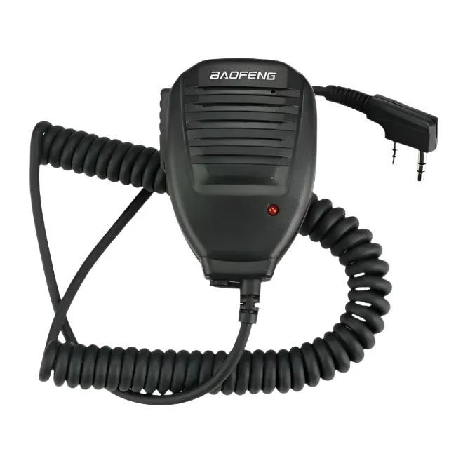 2023 Baofeng Walkie Talkie Speaker Microphone PTT Mic For Baofeng UV5R BF-888S UV-10R UV 16 Pro Two Way Radio2 Pin Waterproof