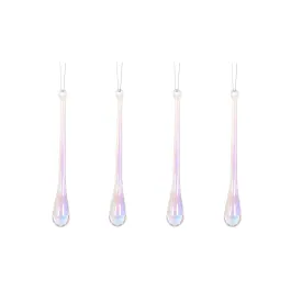 4 Pack Iridescent Icycle Drops
