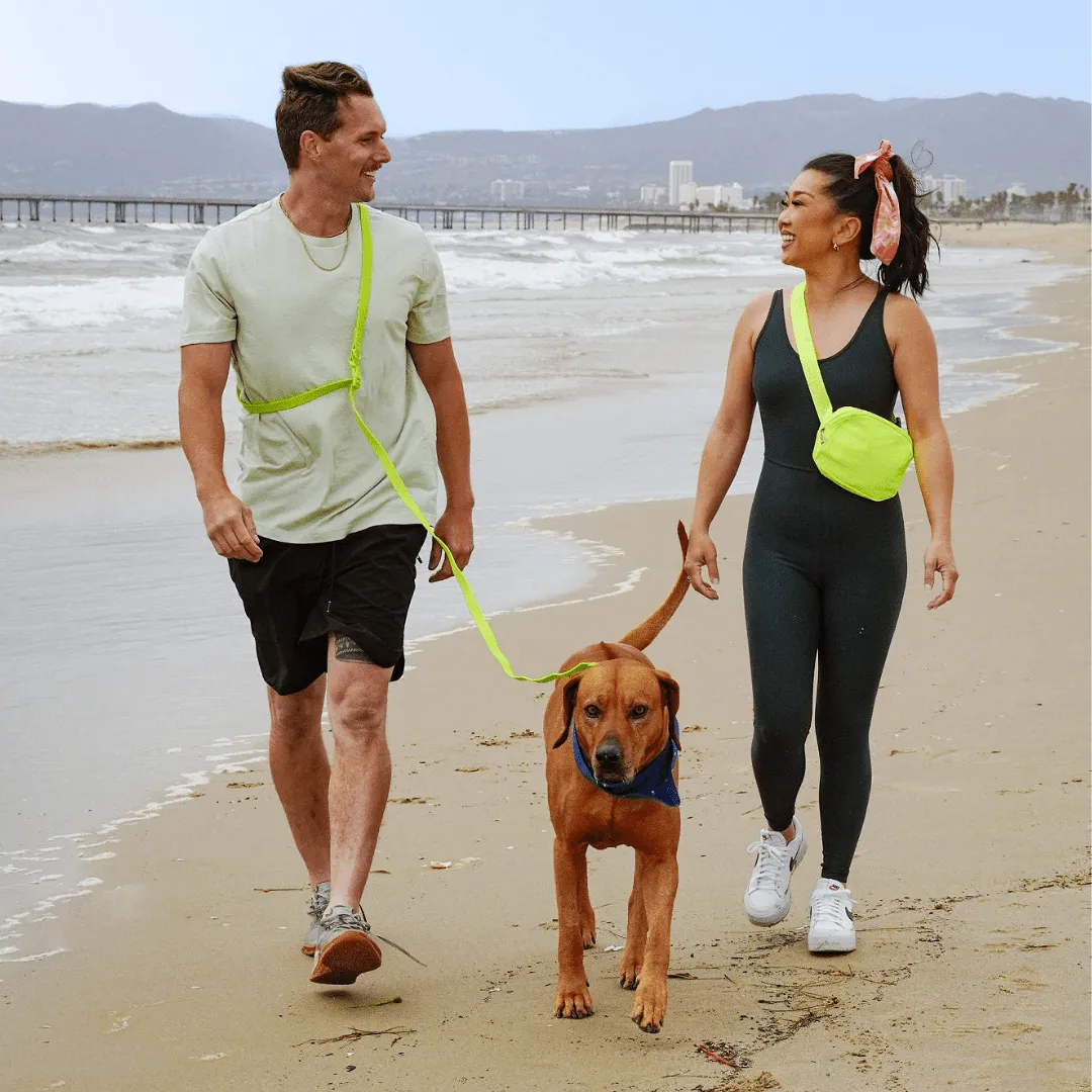 All Weather Handsfree Dog Leash - Biothane PVC Waterproof