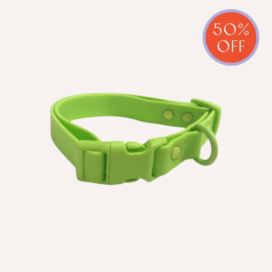 All Weather Waterproof Dog Collar - Biothane PVC Waterproof