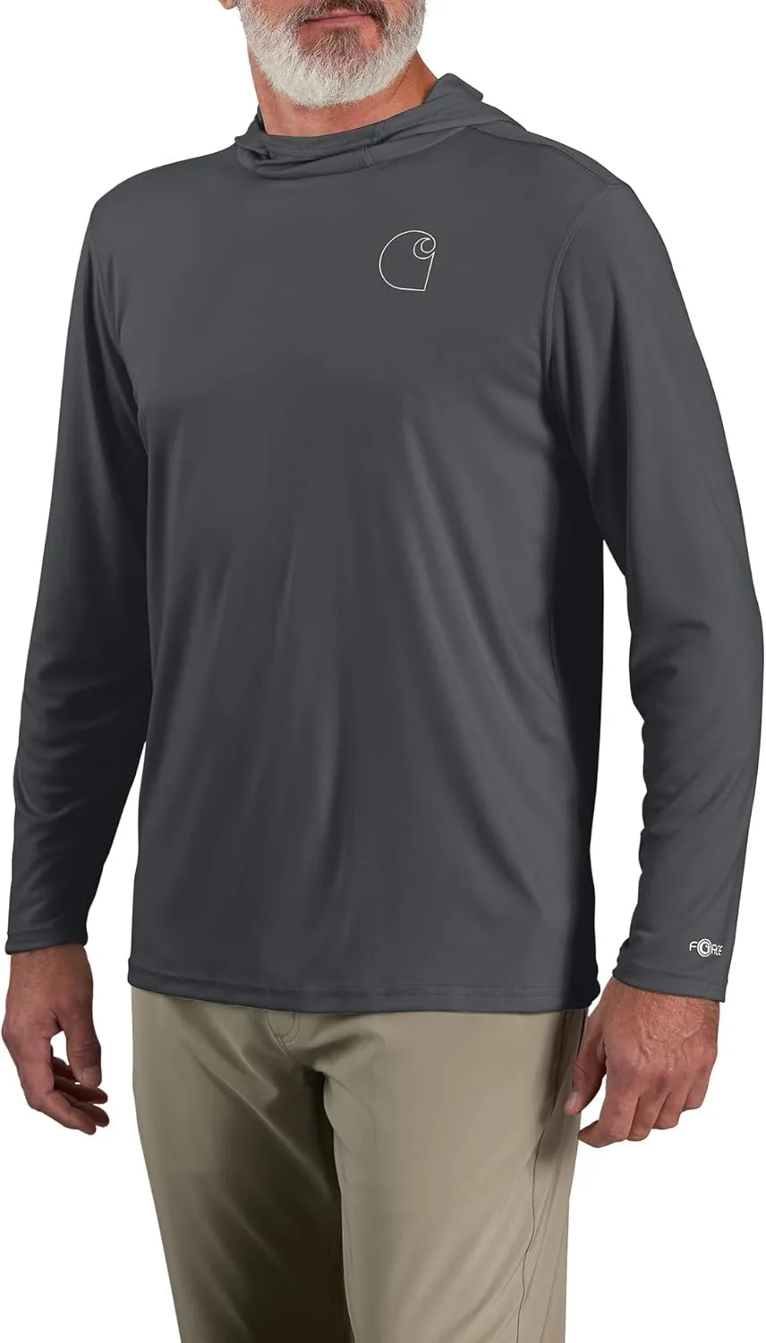 Carhartt Men's 106165 Force Sun Defender? Lightweight Long-Sleeve Hoo