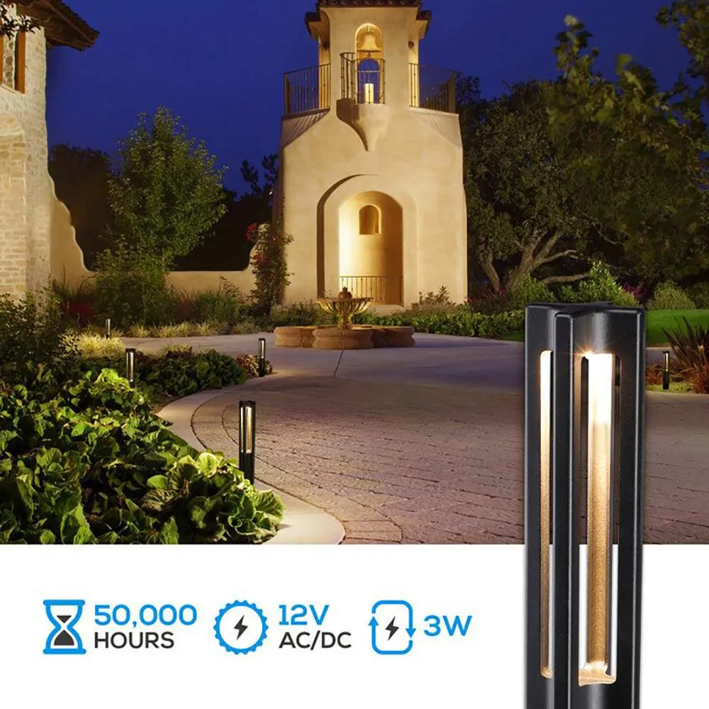 CDPA53 Path Light Low Voltage LED Rectangular Bollard Light Outdoor Lighting