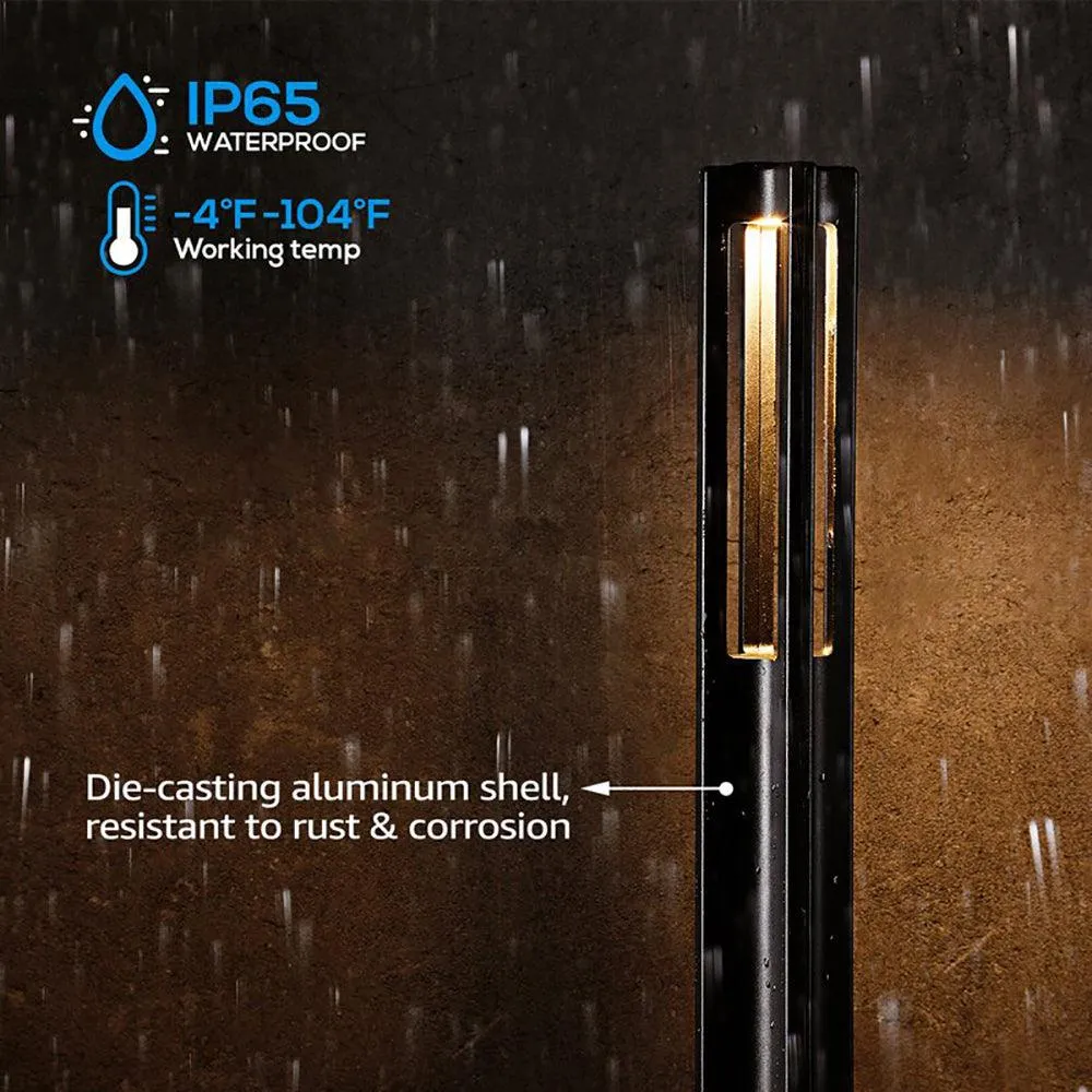 CDPA53 Path Light Low Voltage LED Rectangular Bollard Light Outdoor Lighting