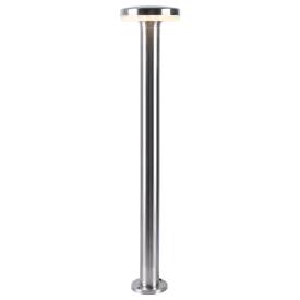 CDPS72 Path Light 7W Modern LowVoltage Stainless Steel Bollard Pathway Lighting LED Circle Top