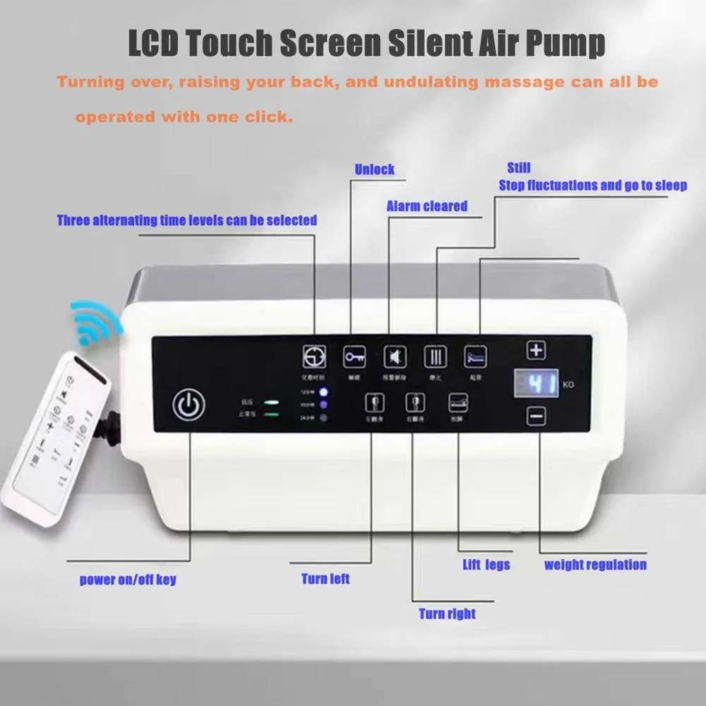 COOLBABY® Multifunctional Anti-Decubitus Air Mattress with Microcomputer Touch Screen Air Pump