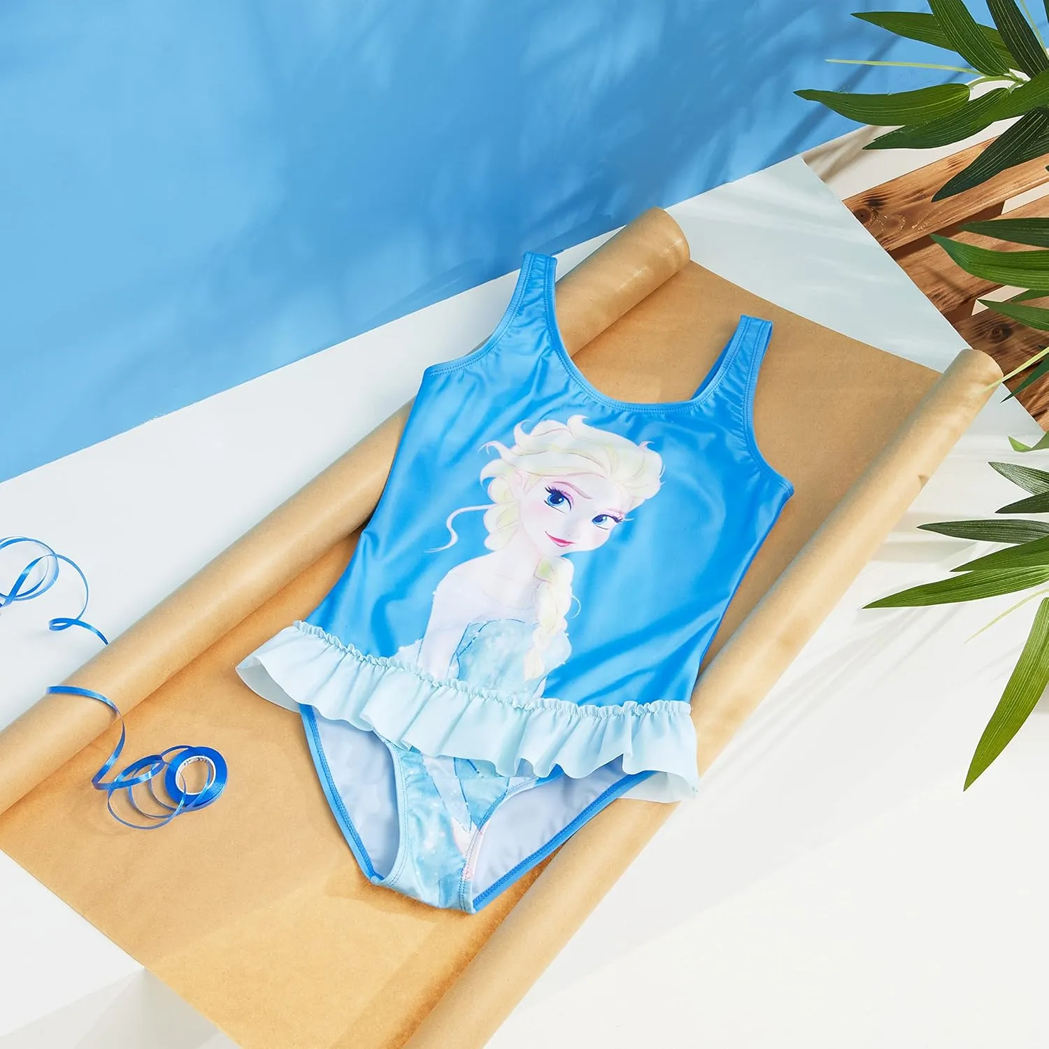 Disney Girls One Piece Swimsuit Comfortable Stretchy Swimsuit - Girls Gifts