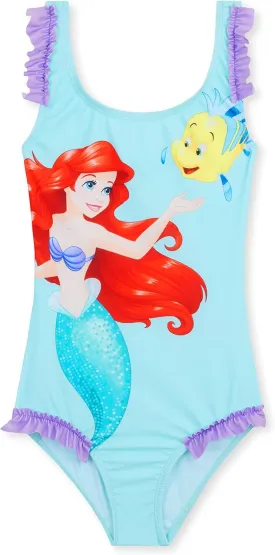 Disney Girls One Piece Swimsuit Comfortable Stretchy Swimsuit - Girls Gifts