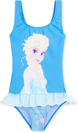 Disney Girls One Piece Swimsuit Comfortable Stretchy Swimsuit - Girls Gifts