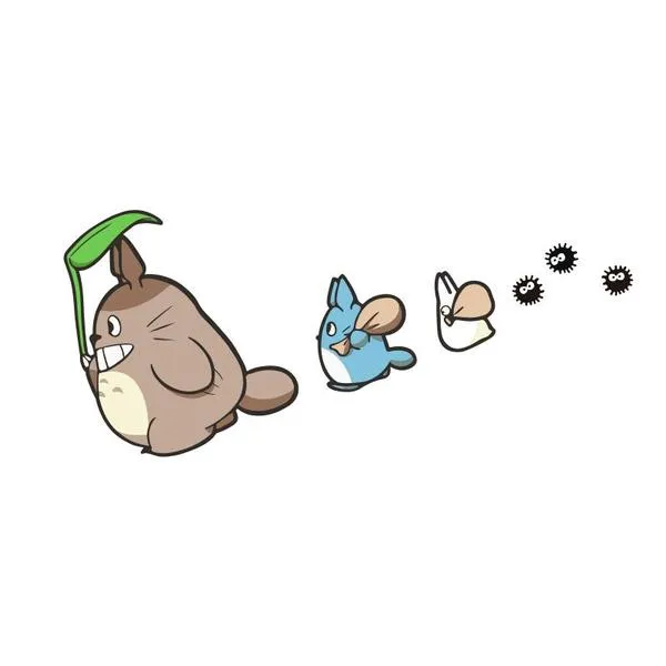 Miyazaki Auto Vinyl Anime Decals Stickers