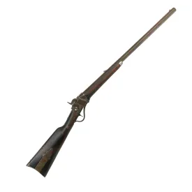 Original Rare U.S. Sharps Slant Breech Model 1852 Sporting Rifle with Heavy .40cal Octagon Barrel Serial 3190 - Only ≈600 Made
