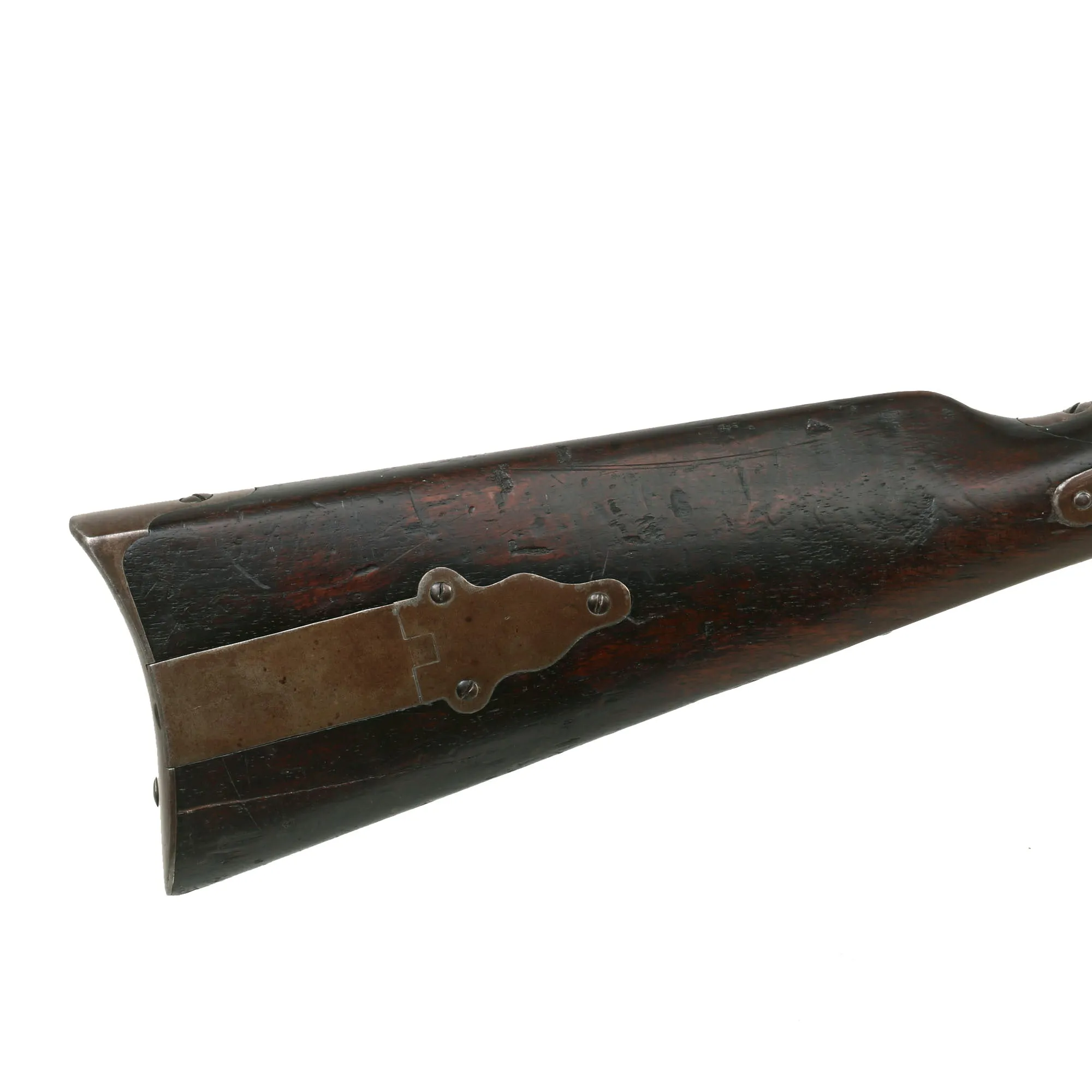 Original Rare U.S. Sharps Slant Breech Model 1852 Sporting Rifle with Heavy .40cal Octagon Barrel Serial 3190 - Only ≈600 Made