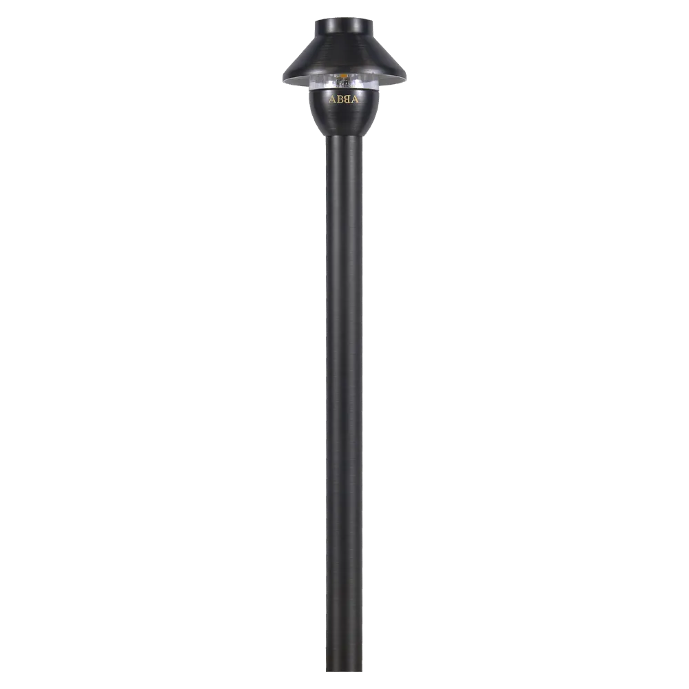 PLB01 12V G4 Snub Low Voltage Heavy Duty Cast Brass Outdoor LED Path Light