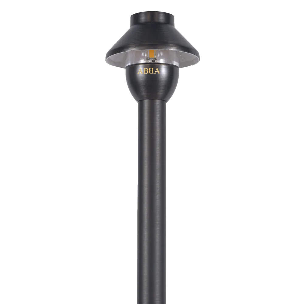 PLB01 12V G4 Snub Low Voltage Heavy Duty Cast Brass Outdoor LED Path Light
