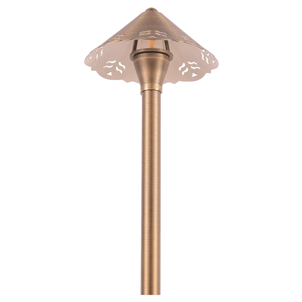 PLB12 Brass LED Low Voltage Pathway Outdoor Lighting Landscape Fixture