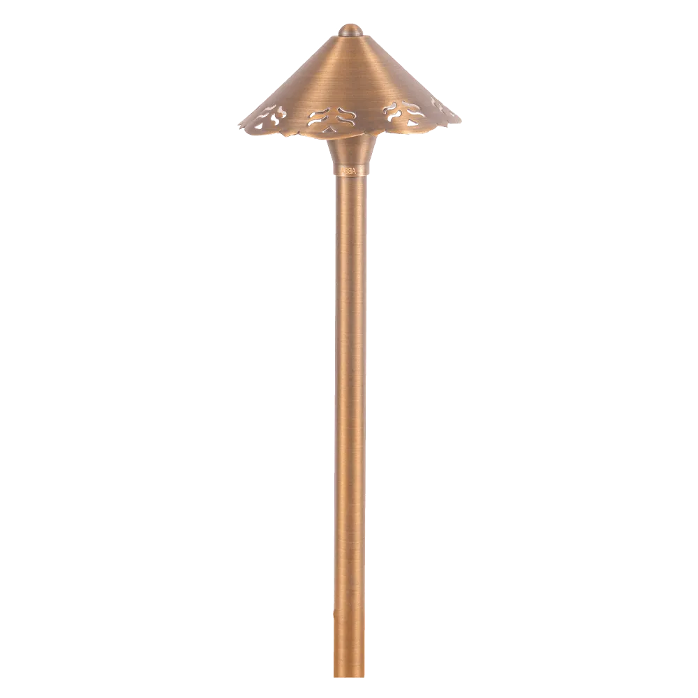 PLB12 Brass LED Low Voltage Pathway Outdoor Lighting Landscape Fixture
