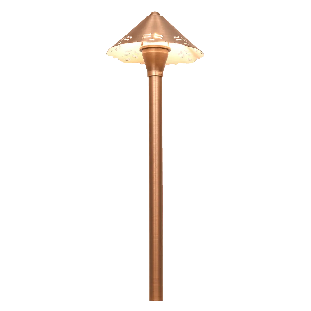 PLB12 Brass LED Low Voltage Pathway Outdoor Lighting Landscape Fixture