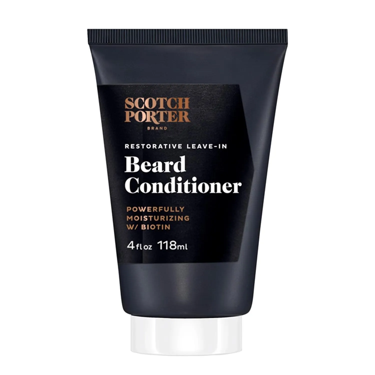 Scotch Porter Restorative Leave-In Beard Conditioner ?C Deep Conditioning Softener with Lightweight Feel, Reduces Frizz & Provides Long-lasting Hydration & Shine to Dull, Dry, Coarse Beards ?C 4 oz.