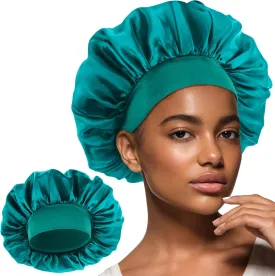 Silk Bonnet for Men, Satin Bonnet Elastic Band Silk Sleep Cap Soft Adjustable Hair Cap Hair Wrap for Women Sleeping