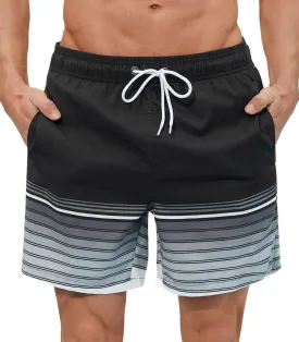 SILKWORLD Men's Swim Trunks Quick Dry Shorts with Pockets