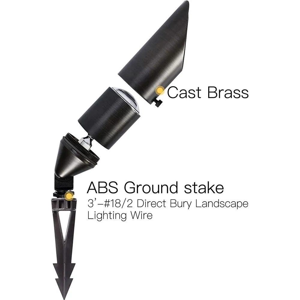 SPB12 Spot Light 3W-12W Adjustable LED Low Voltage Outdoor Landscape Lighting