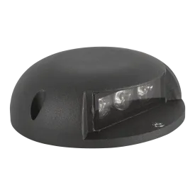 STA05 3W Low Voltage Cast Aluminum Round Surface Mount LED Step or Deck Light