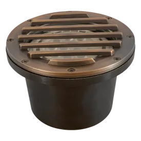 UNB01 Cast Brass Low Voltage Grille Commercial PAR36 LED In-ground Light IP65 Waterproof