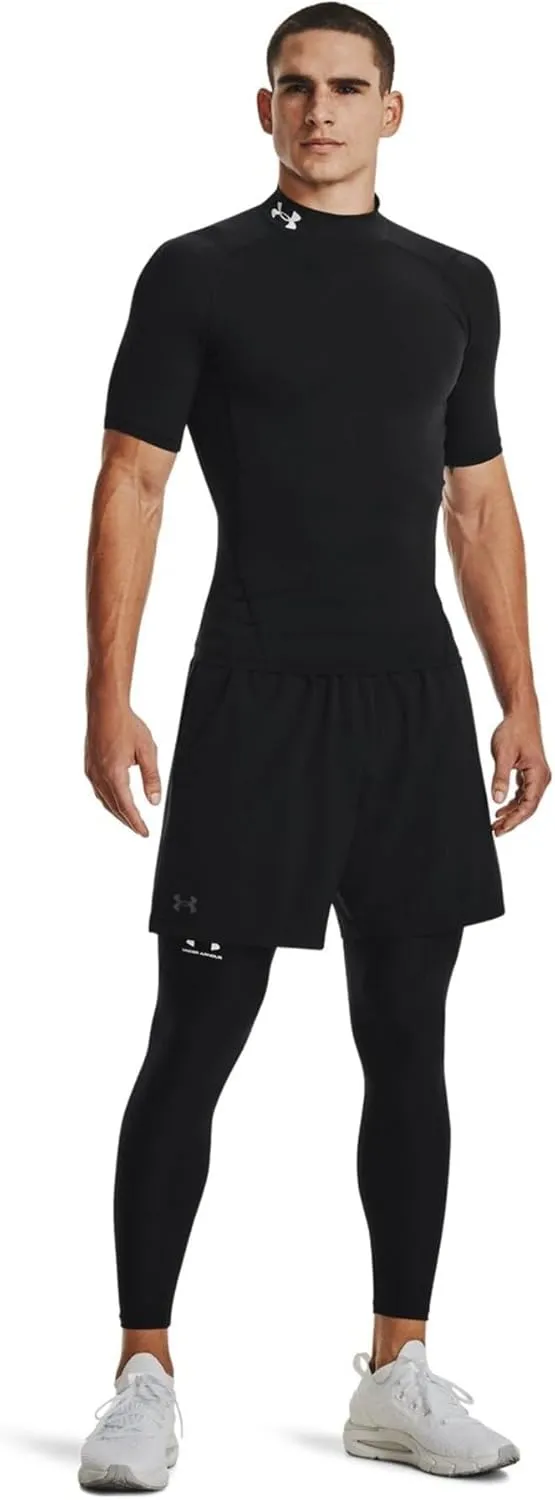 Under Armour Men's HeatGear Comp Mock Short Sleeve T-Shirt