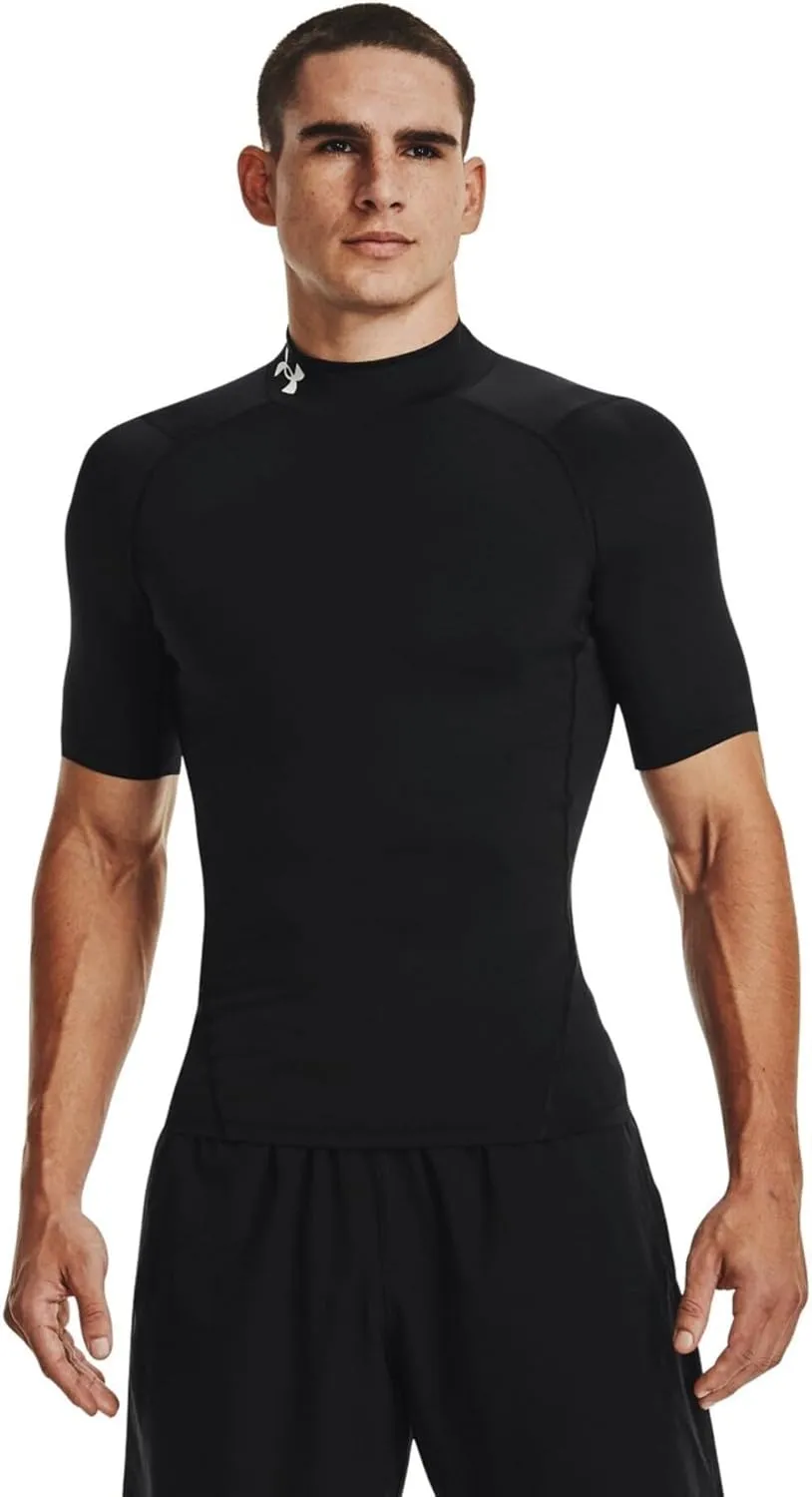 Under Armour Men's HeatGear Comp Mock Short Sleeve T-Shirt