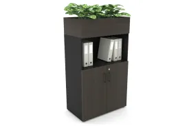 Uniform Medium Storage with Small Doors   Planter Box [800W x 1395H x 428D]